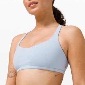 lululemon Free to Be bra in Light Blue / Silver Fox